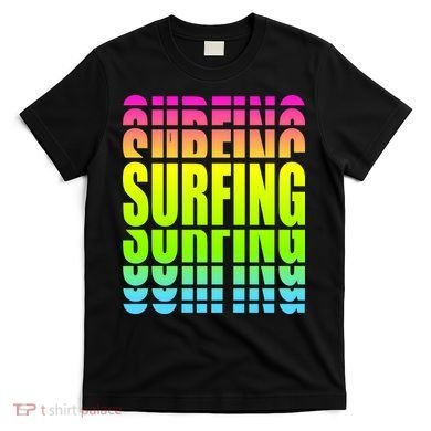 Retro Surfing Neon T-Shirt