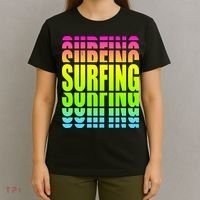Retro Surfing Neon T-Shirt thumb 4