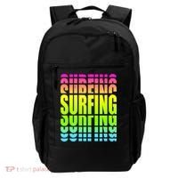 Retro Surfing Neon Backpack thumb 0