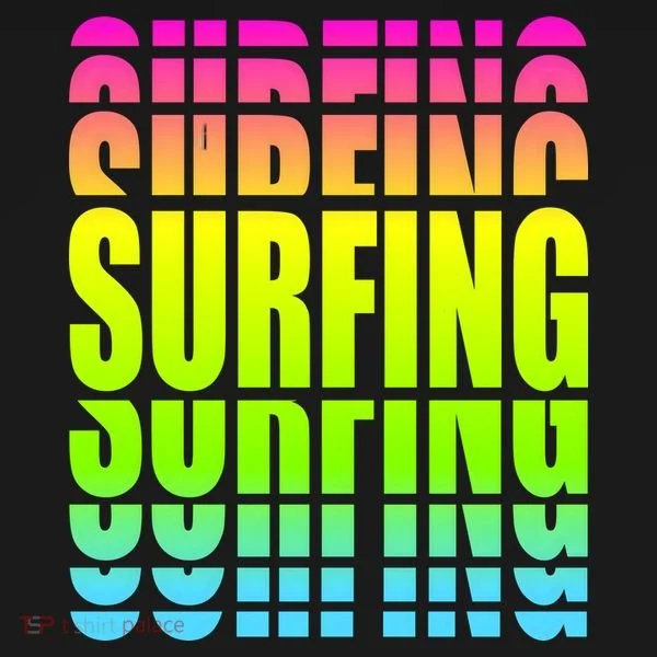 Retro Surfing Neon Bucket Hat