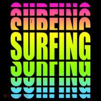 Retro Surfing Neon Coaster thumb 2
