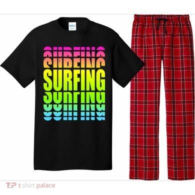 Retro Surfing Neon Pajama Set