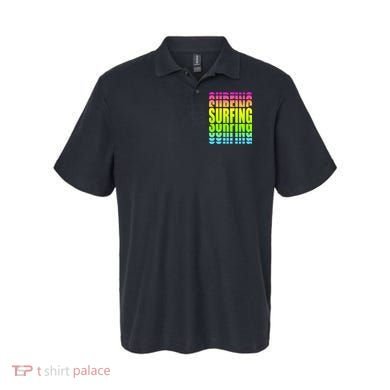 Retro Surfing Neon Polo