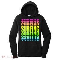 Retro Surfing Neon Women's Hoodie thumb 0