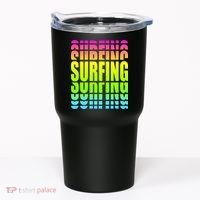 Retro Surfing Neon Tumbler thumb 0