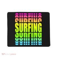 Retro Surfing Neon Mousepad thumb 0