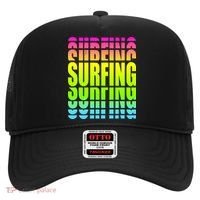 Retro Surfing Neon Hat thumb 0