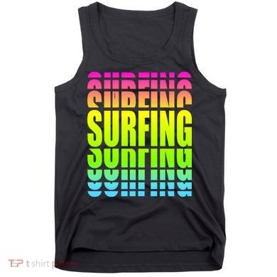 Retro Surfing Neon Tank Top