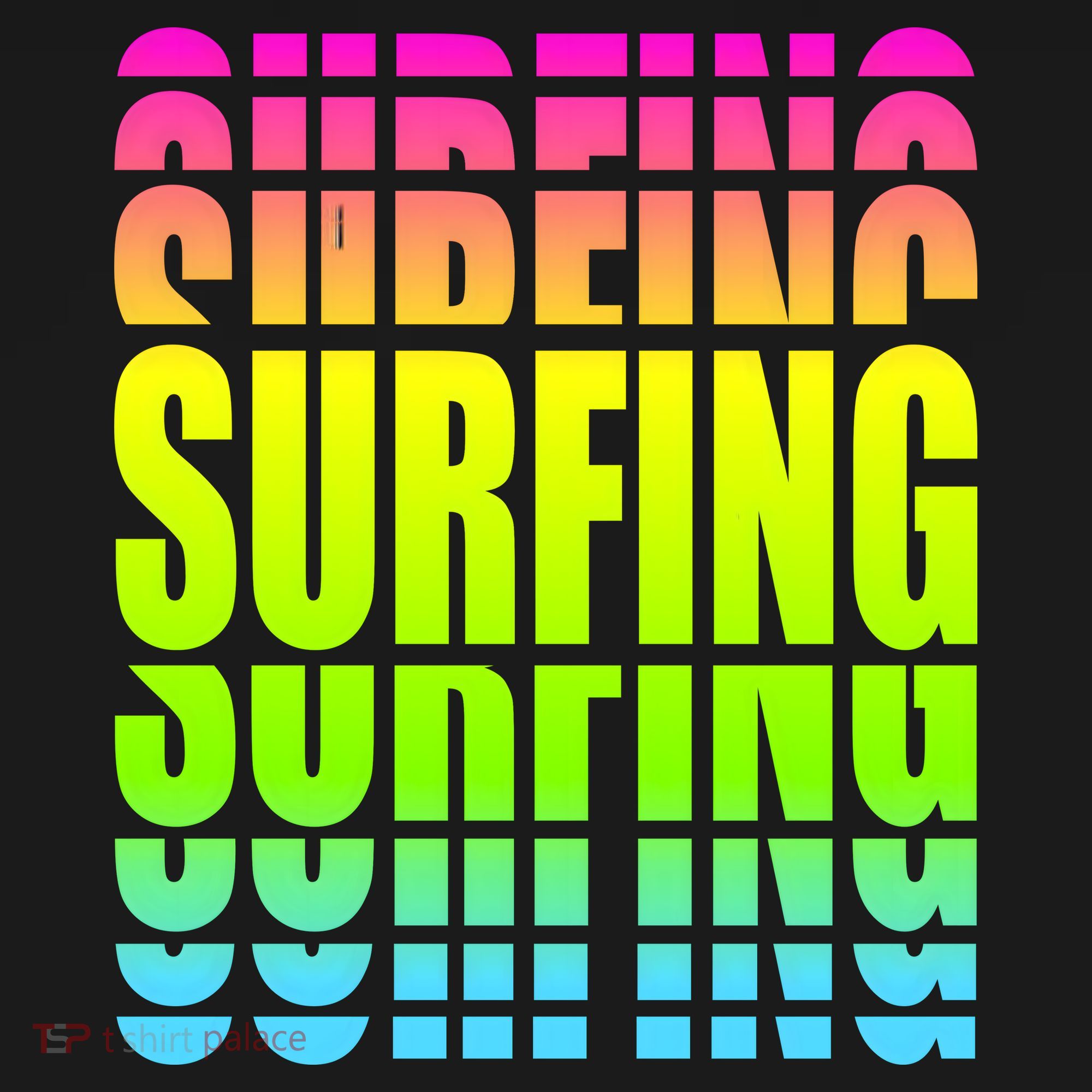 Retro Surfing Neon Tank Top
