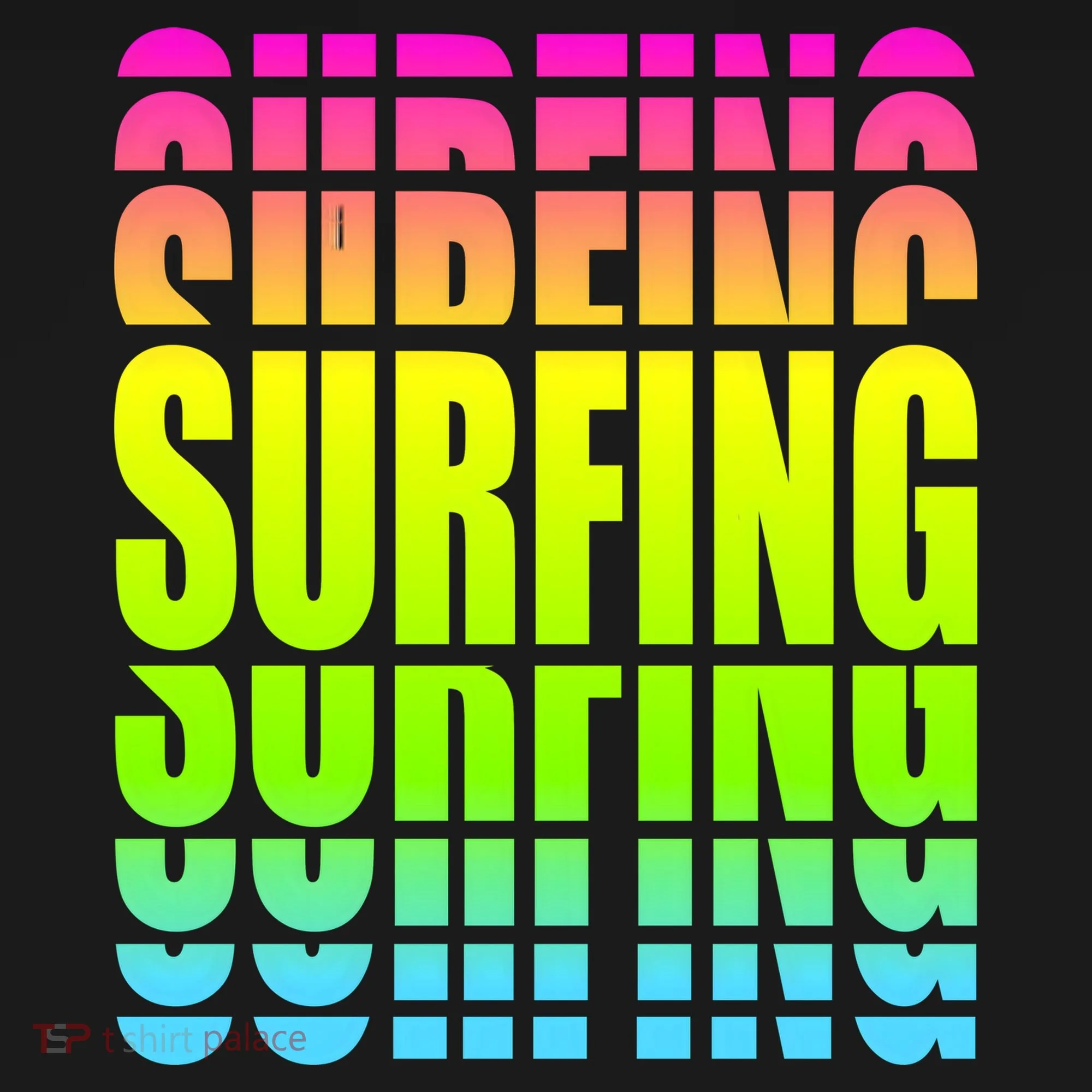 Retro Surfing Neon Kids Long Sleeve Shirt