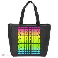 Retro Surfing Neon Tote Bag thumb 0