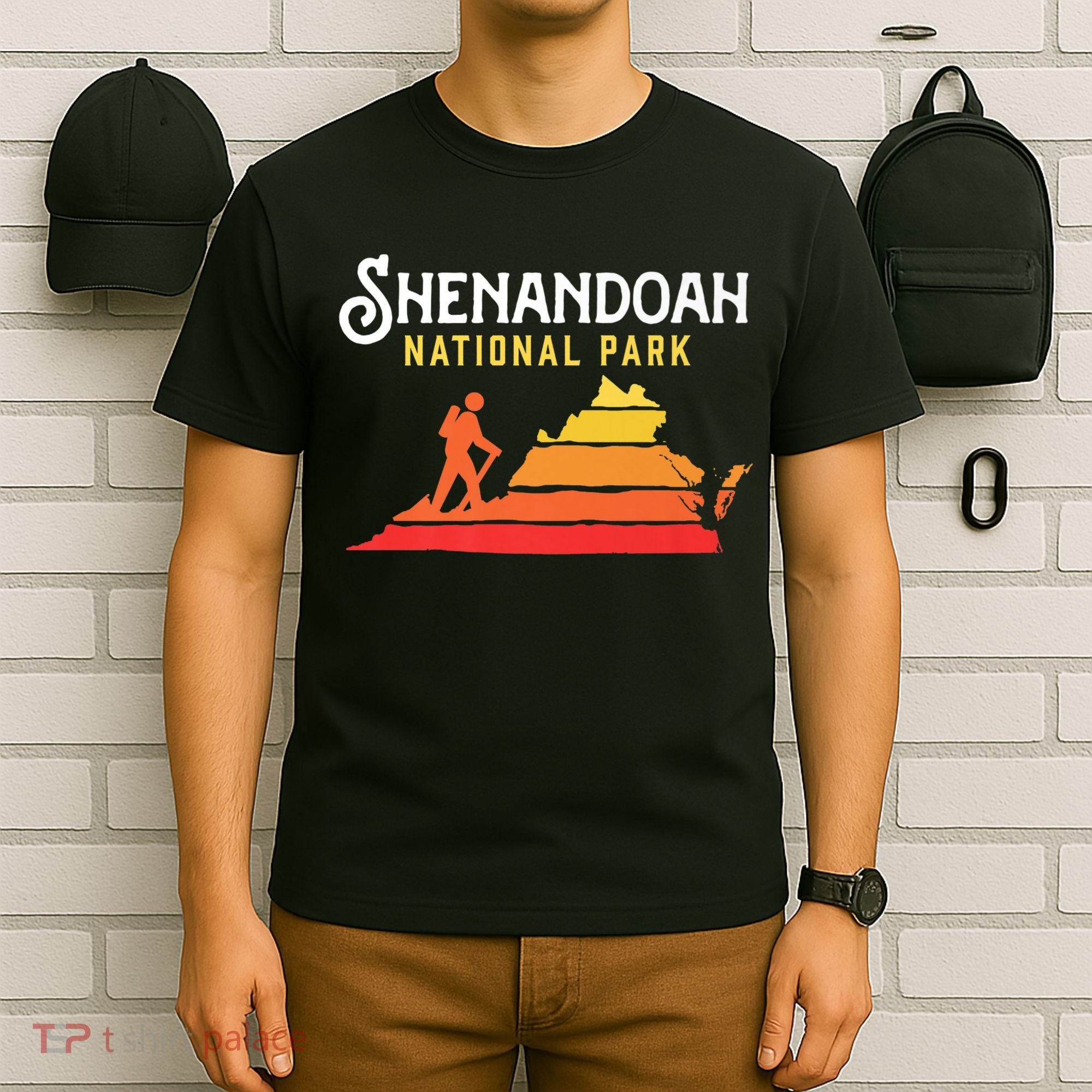 Retro Shenandoah National Park Vintage Hike T-Shirt