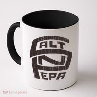 Retro Salt N Pepa Brown Pencil Coffee Mug thumb 0