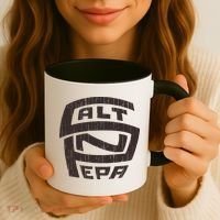 Retro Salt N Pepa Brown Pencil Coffee Mug thumb 3