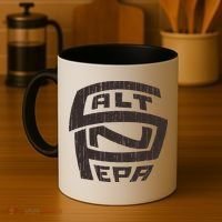 Retro Salt N Pepa Brown Pencil Coffee Mug thumb 4