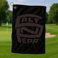 Retro Salt N Pepa Brown Pencil Golf Towel thumb 1
