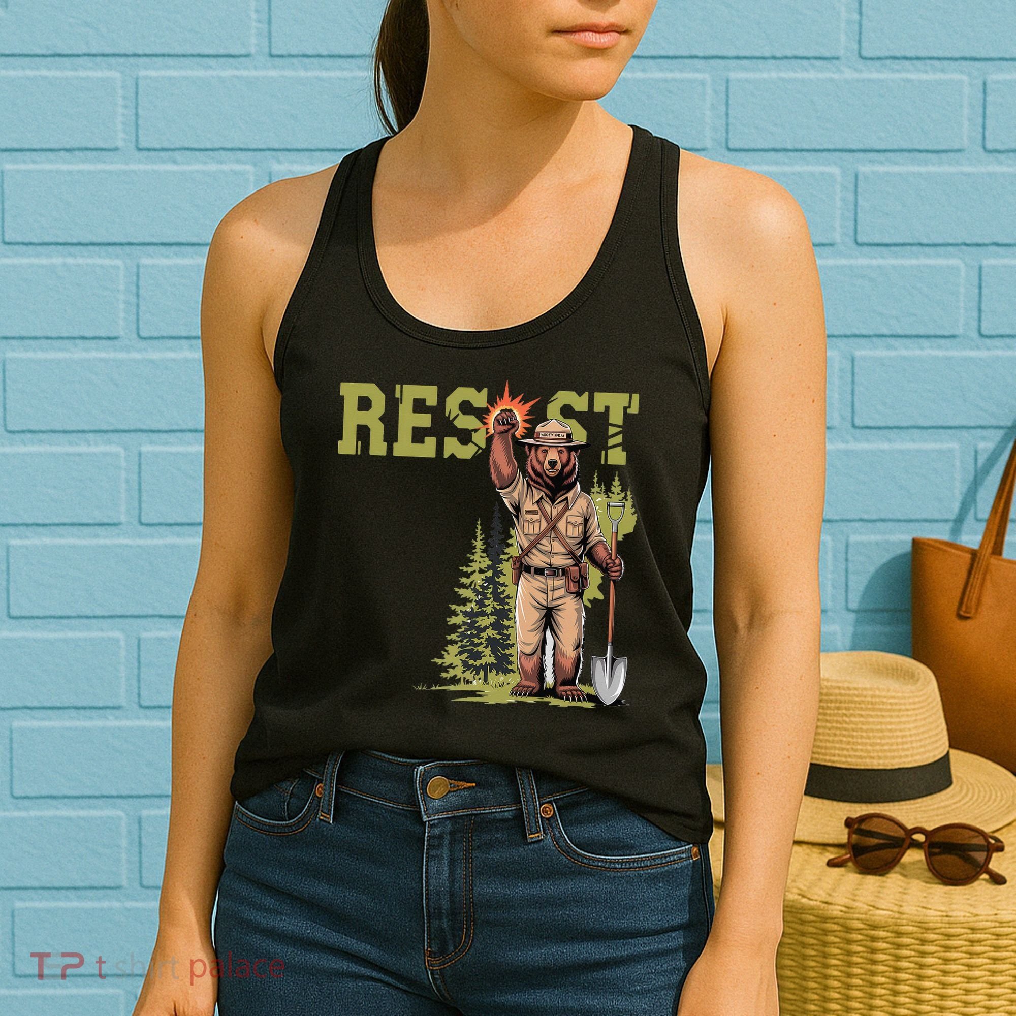 Resist Save Our Parks Alt US National Parks Women Women's Tank Top