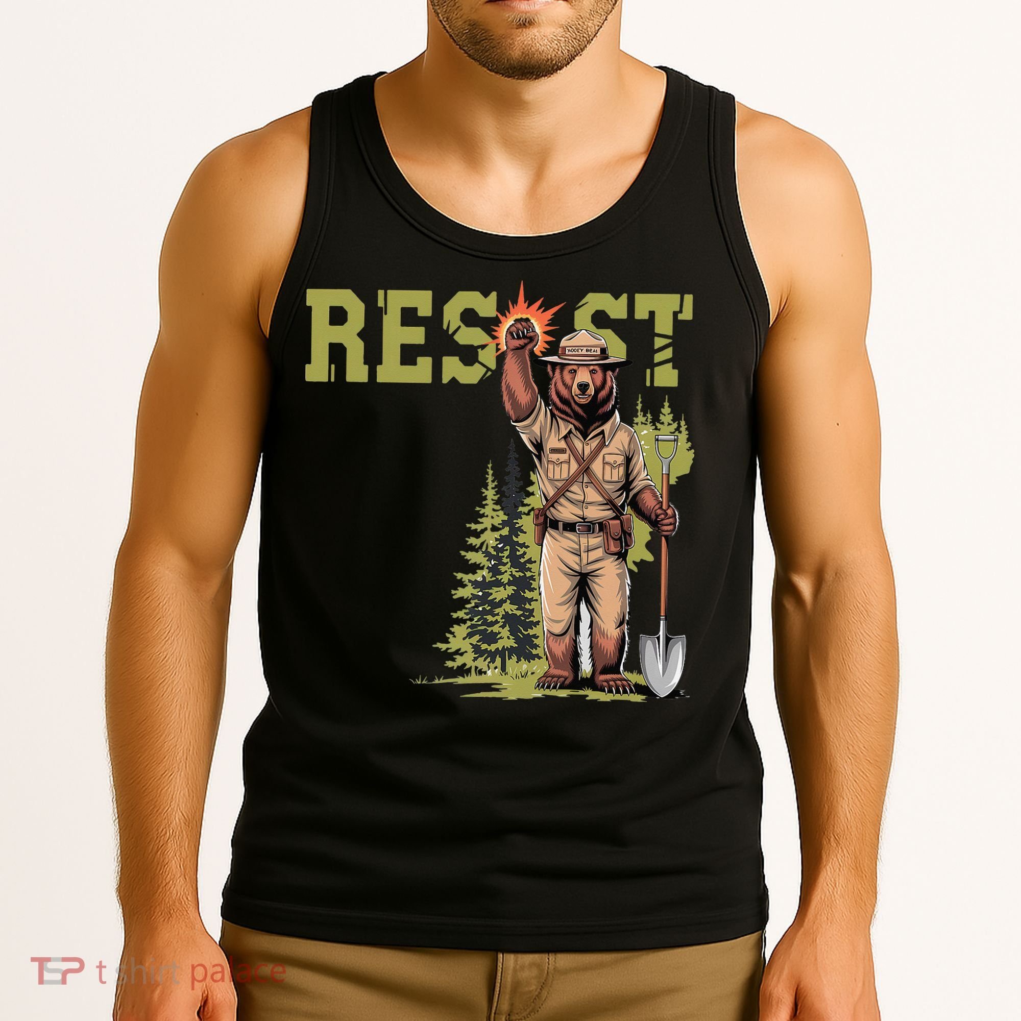 Resist Save Our Parks Alt US National Parks Women Tank Top