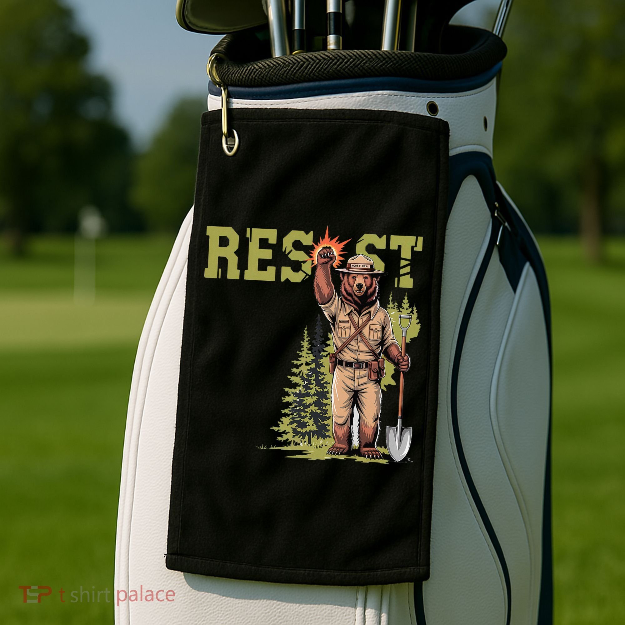 Resist Save Our Parks Alt US National Parks Women Golf Towel