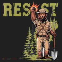 Resist Save Our Parks Alt US National Parks Women Golf Towel thumb 3