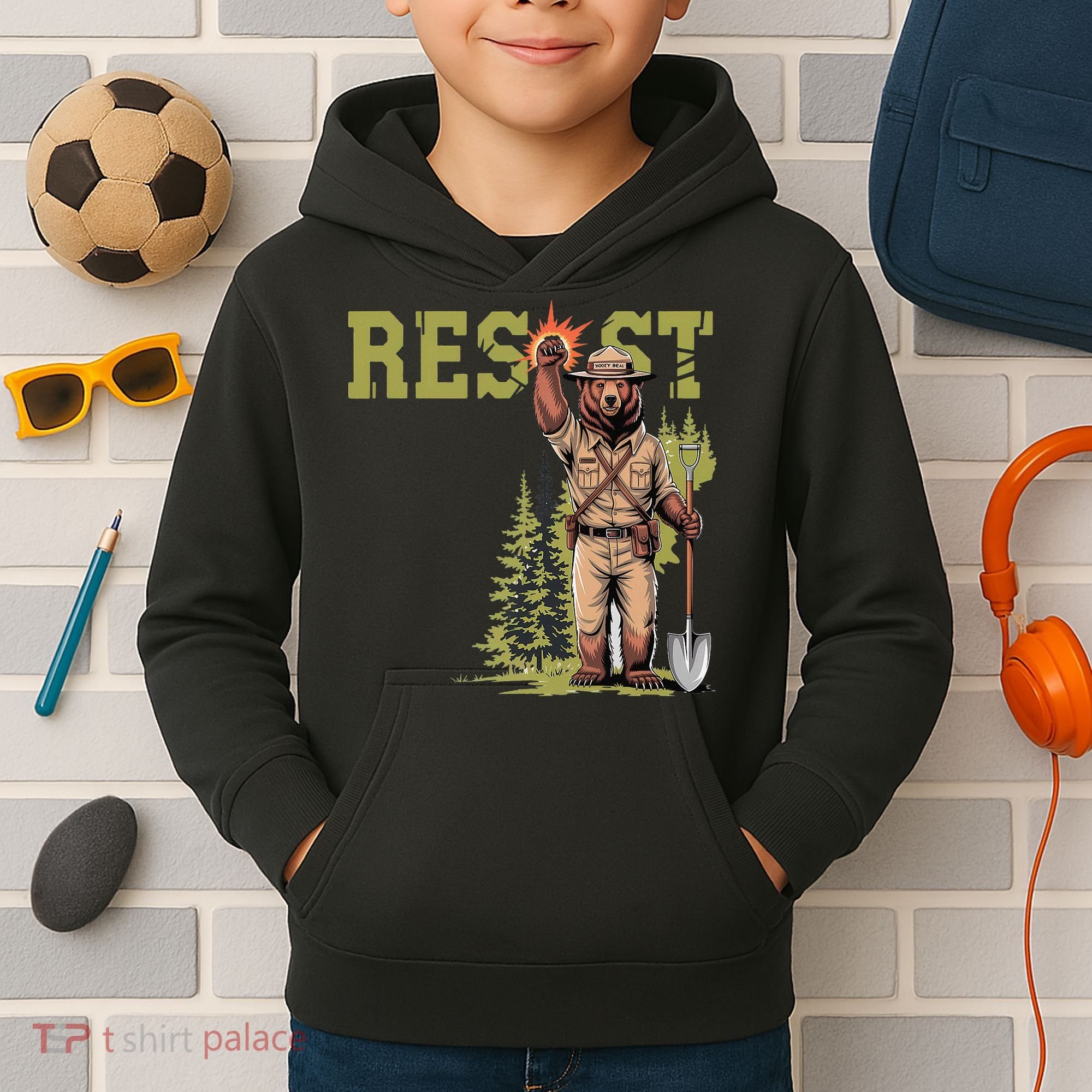 Resist Save Our Parks Alt US National Parks Women Kids Hoodie