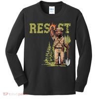Resist Save Our Parks Alt US National Parks Women Kids Long Sleeve Shirt thumb 0