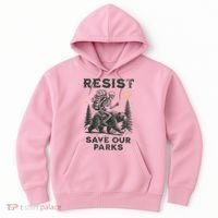 Resist Save Our Parks Alt US National Parks Bear Hoodie thumb 0
