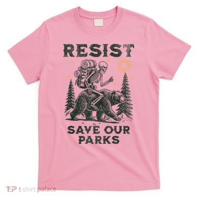 Resist Save Our Parks Alt US National Parks Bear T-Shirt
