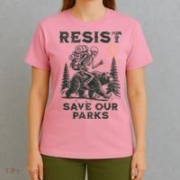 Resist Save Our Parks Alt US National Parks Bear T-Shirt thumb 4