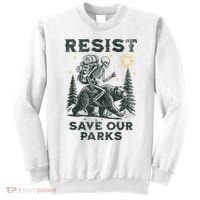 Resist Save Our Parks Alt US National Parks Bear Sweatshirt thumb 0