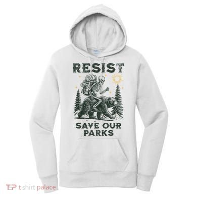 Resist Save Our Parks Alt US National Parks Bear Women's Hoodie