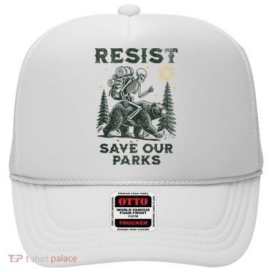 Resist Save Our Parks Alt US National Parks Bear Hat