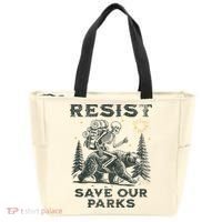 Resist Save Our Parks Alt Us National Parks Bear Tote Bag thumb 0