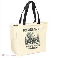 Resist Save Our Parks Alt Us National Parks Bear Tote Bag thumb 2