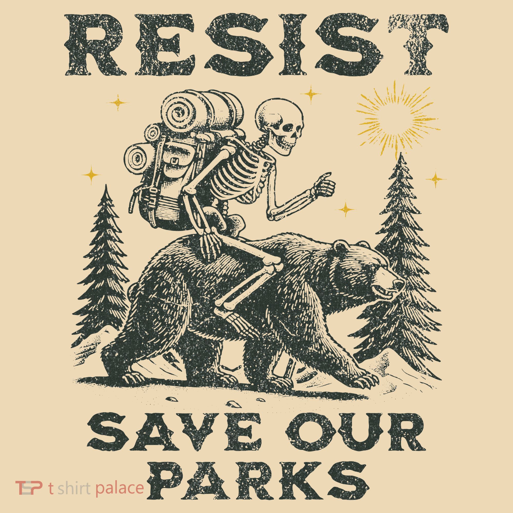 Resist Save Our Parks Alt Us National Parks Bear Tote Bag