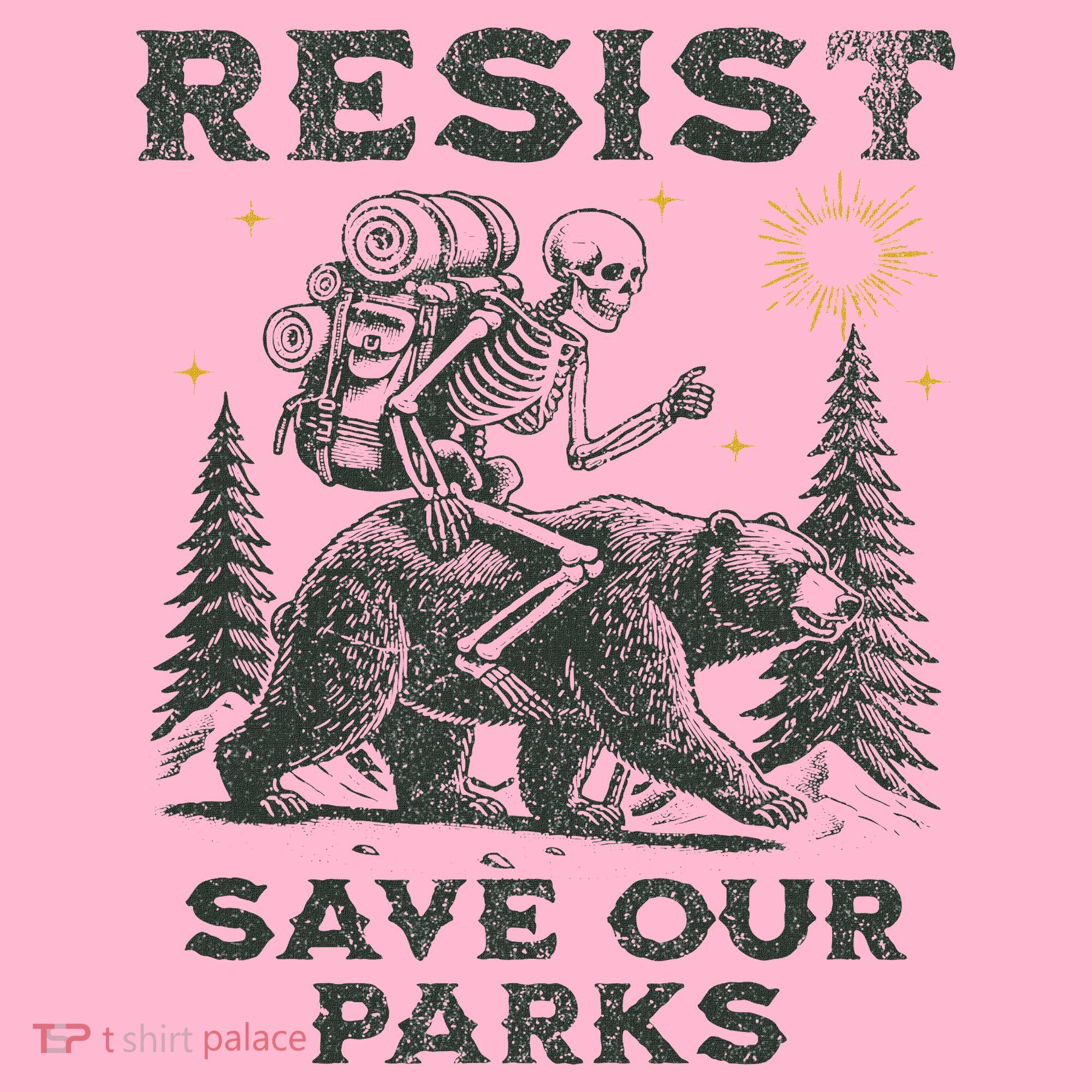 Resist Save Our Parks Alt Us National Parks Bear Coaster