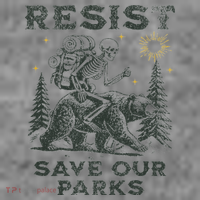 Resist Save Our Parks Alt Us National Parks Bear Toddler Hoodie thumb 2
