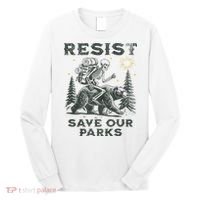 Resist Save Our Parks Alt Us National Parks Bear Long Sleeve Shirt thumb 0