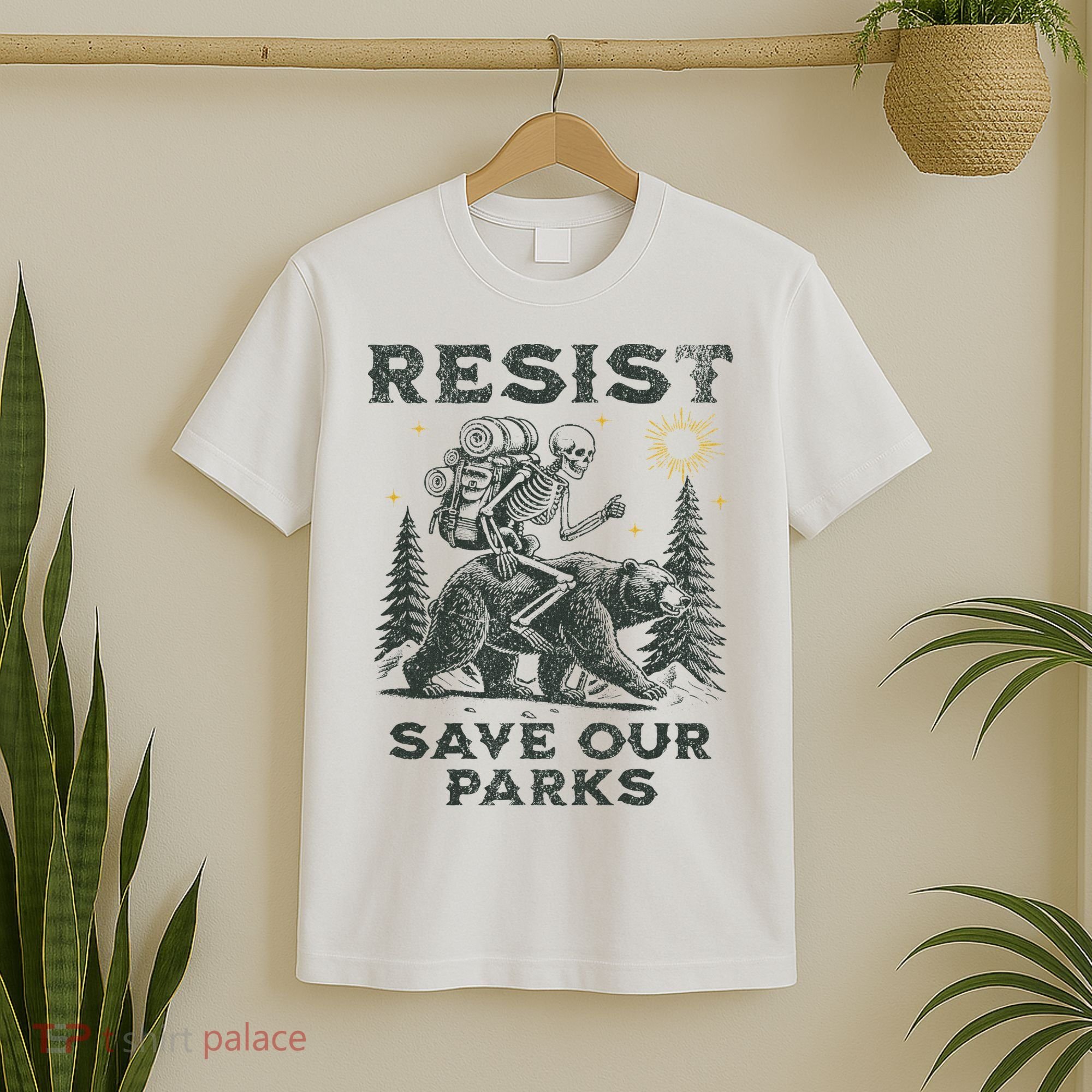 Resist Save Our Parks Alt Us National Parks Bear T-Shirt