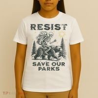 Resist Save Our Parks Alt Us National Parks Bear T-Shirt thumb 4