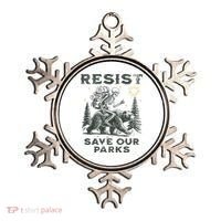 Resist Save Our Parks Alt Us National Parks Bear Ornament thumb 0