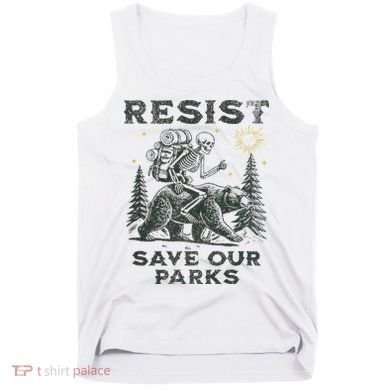 Resist Save Our Parks Alt Us National Parks Bear Tank Top