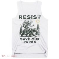 Resist Save Our Parks Alt Us National Parks Bear Tank Top thumb 0
