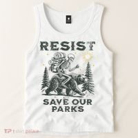 Resist Save Our Parks Alt Us National Parks Bear Tank Top thumb 2
