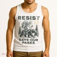 Resist Save Our Parks Alt Us National Parks Bear Tank Top thumb 3