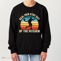 Real Stay Out Of The Kitchen Funny Pickleball Retro Cute Gift Women's Sweatshirt thumb 0