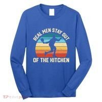 Real Stay Out Of The Kitchen Funny Pickleball Retro Cute Gift Long Sleeve Shirt thumb 0