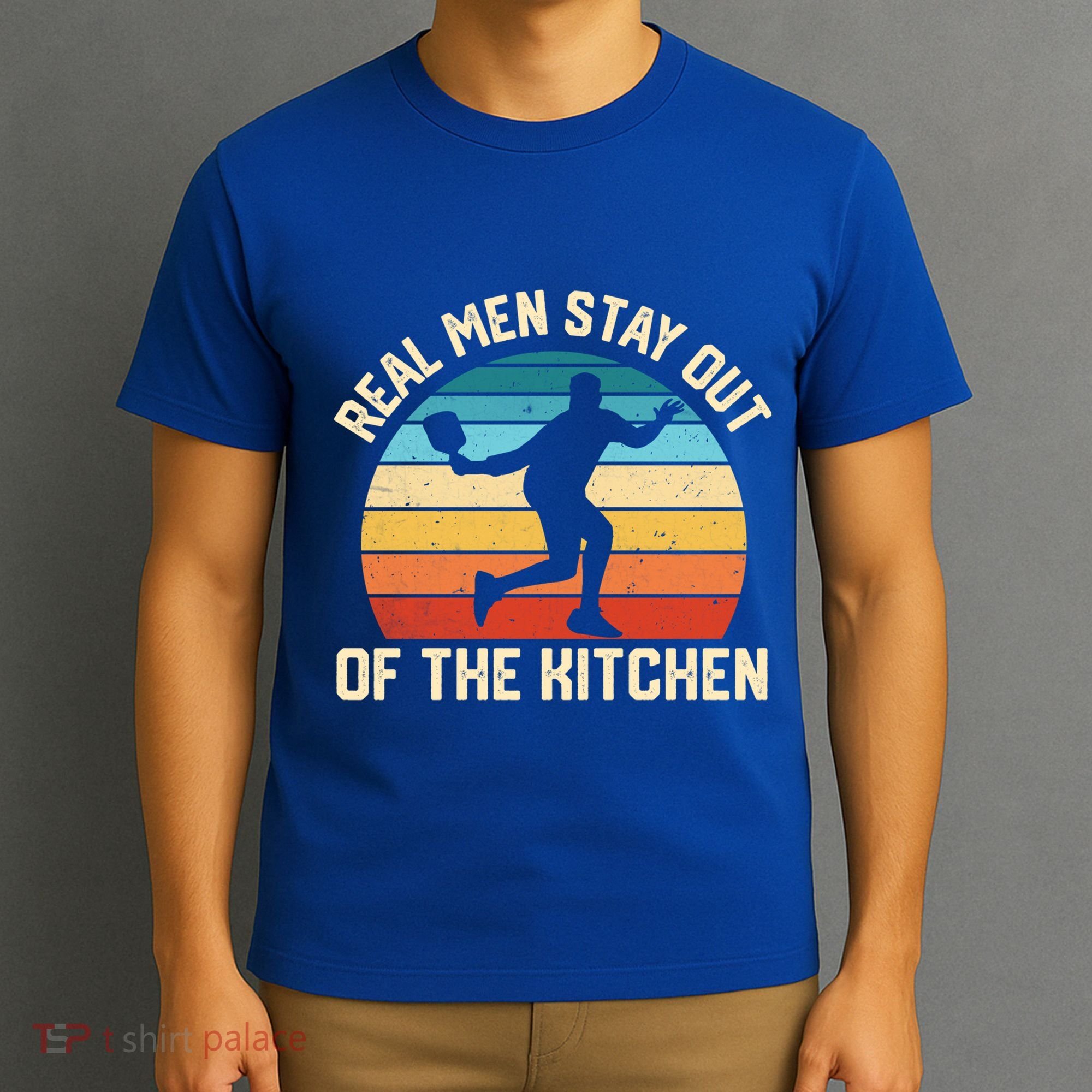 Real Stay Out Of The Kitchen Funny Pickleball Retro Cute Gift T-Shirt
