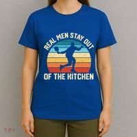 Real Stay Out Of The Kitchen Funny Pickleball Retro Cute Gift T-Shirt thumb 4