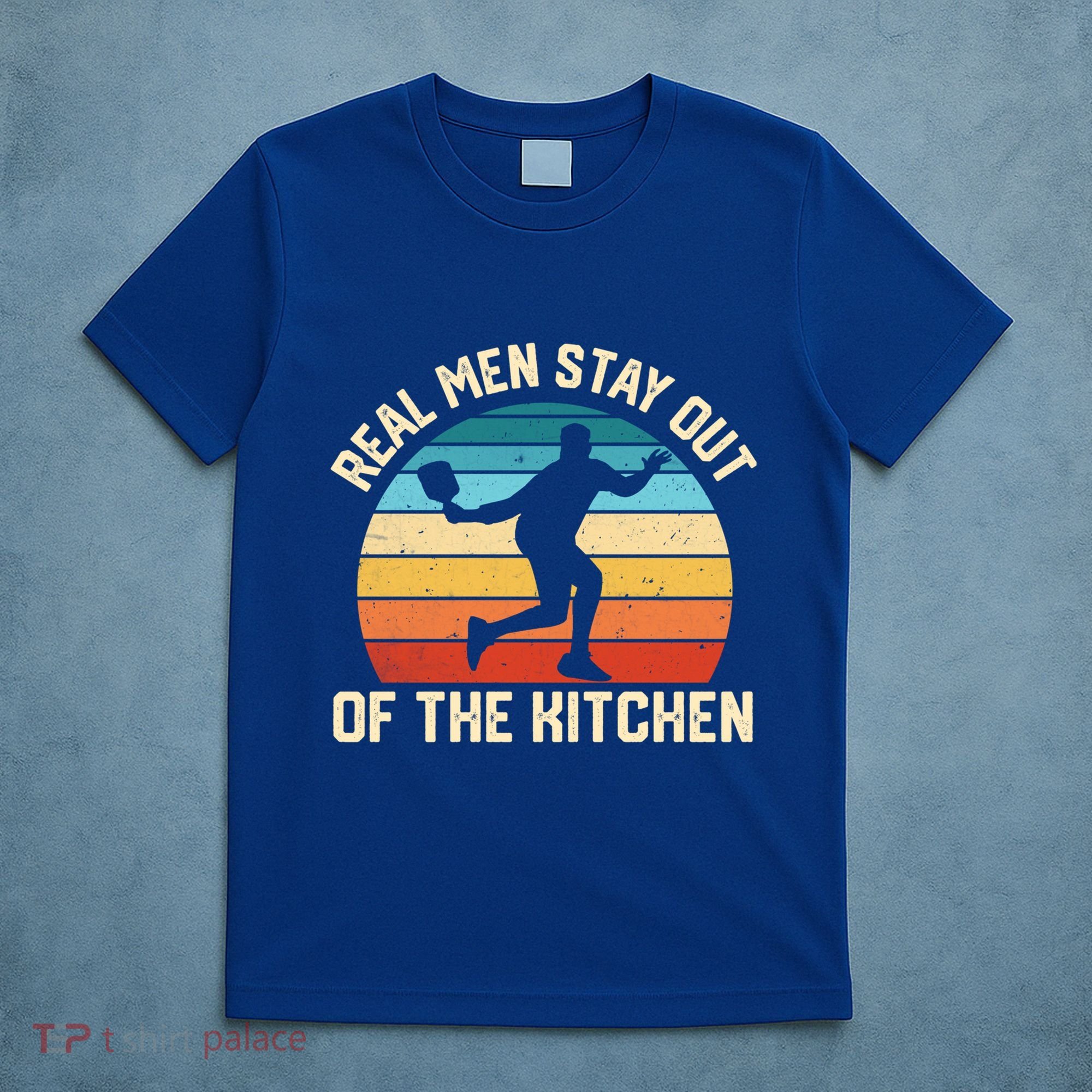 Real Stay Out Of The Kitchen Funny Pickleball Retro Cute Gift T-Shirt